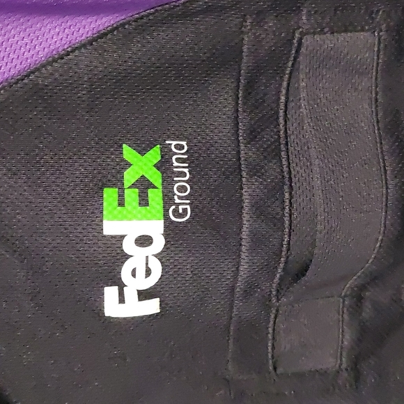 FedEx Worker Delivery Driver Polo Size Large - B5 - Picture 3 of 5